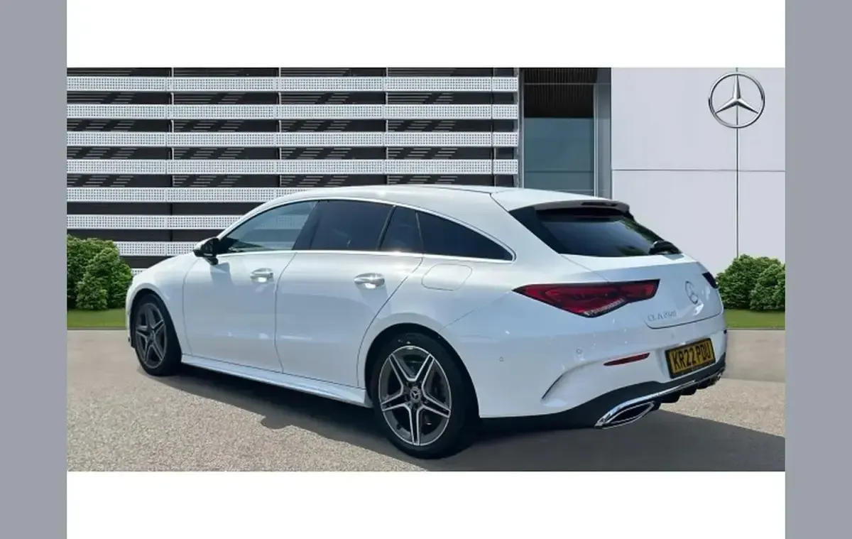 Used Mercedes CLA250 AMG Line Premium Plus 224 HP (164 kW) 2022 Blue Coupe