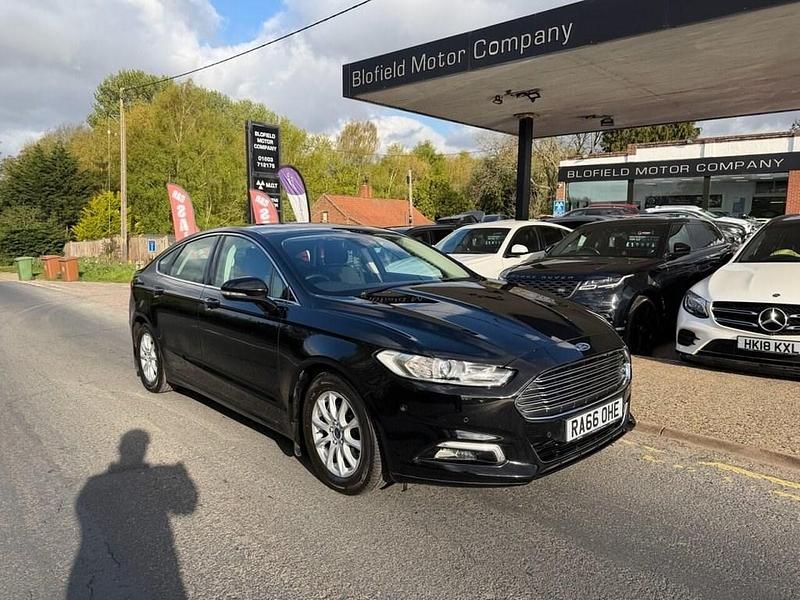 Begagnad Ford Mondeo Titanium 150 HK (110 kW) 2017 Svart Halvkombi