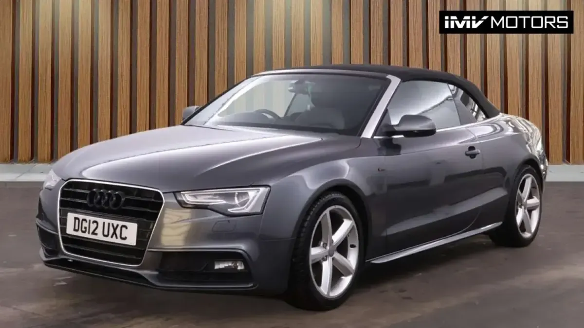Used Audi A5 Cabriolet S-Line 177 HP (130 kW) 2012 Grey Cabriolet