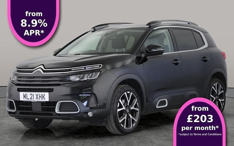 Black Used 2021 Citroën C5 Aircross Shine SUV | £14,744 (Good price) - Image 1/3