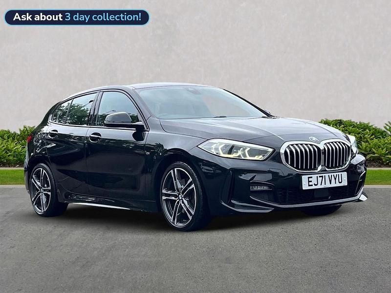 Black Used 2021 BMW 118 M Sport Hatchback | £16,605 (Fair price) - Image 1/4