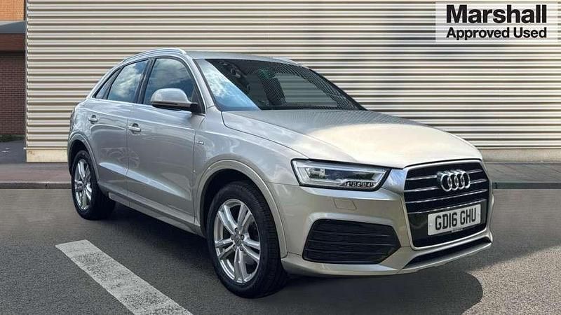 Silver Used 2016 Audi Q3 S-Line SUV | £15,235 (A bit pricey) - Image 1/4