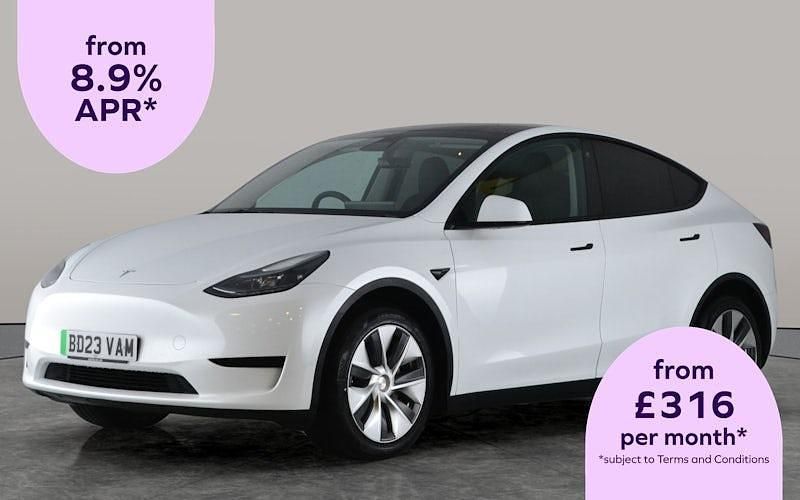White Used 2023 Tesla Model Y RWD SUV | £22,543 (Fair price) - Image 1/3