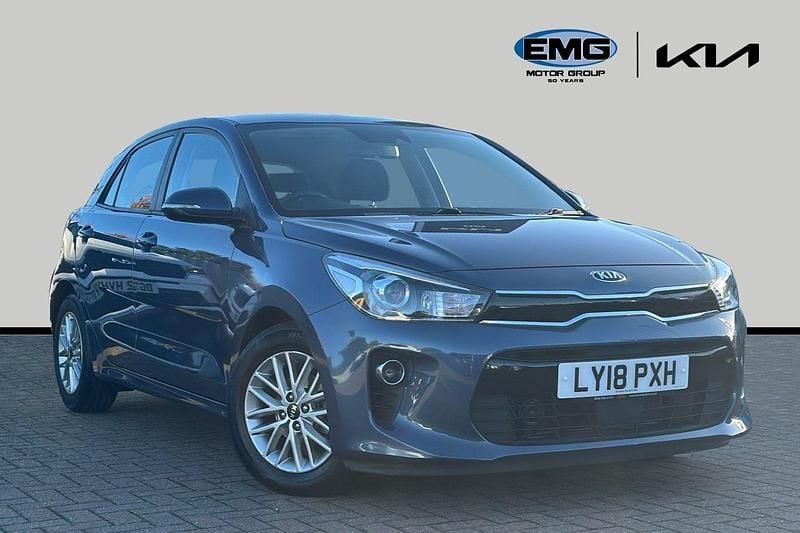 Blue Used 2018 Kia Rio Hatchback | £11,295 (Fair price) - Image 1/3