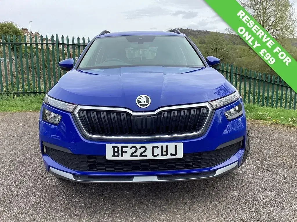 Used Skoda Kamiq SE 110 HP (80 kW) 2022 Blue SUV