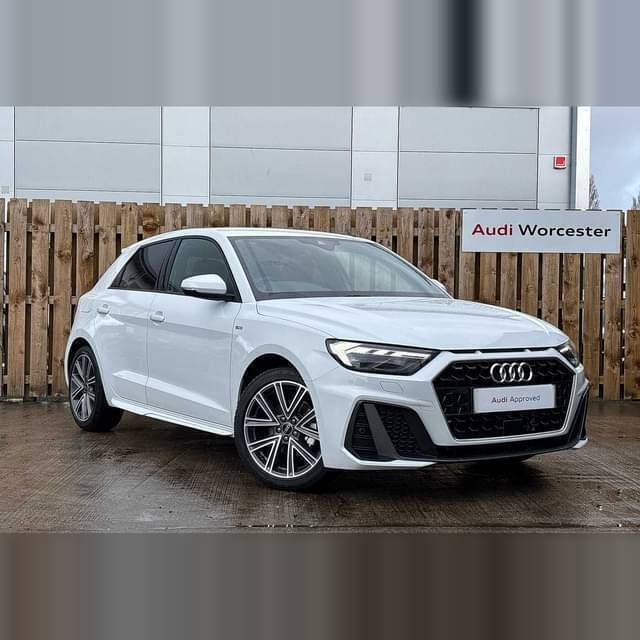 Glacier white metallic Used 2025 Audi A1 Sportback S-Line Hatchback | £27,890 (A bit pricey) - Image 1/4