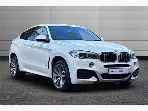 White Used 2017 BMW X6 M Sport SUV | £20,495 (Good price) - Image 1/2