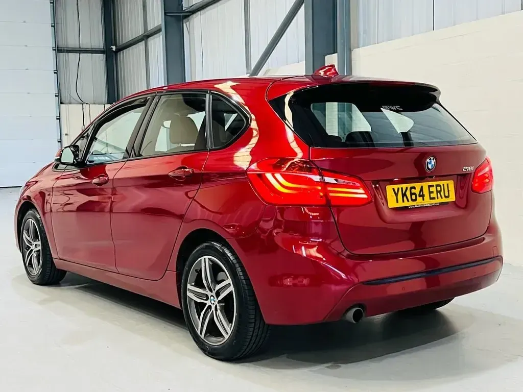 Used BMW 218 Sport Line 136 HP (100 kW) 2014 Red Coupe