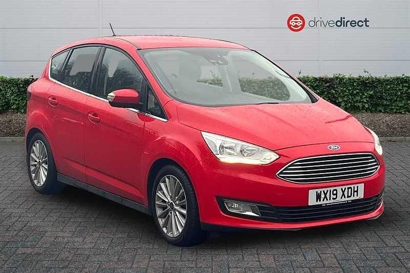 Usado Ford C-MAX Titanium 125 HP (91 kW) 2019 Vermelho Monovolume