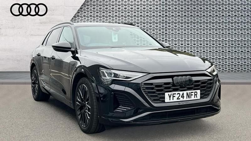 Black Used 2024 Audi Q8 e-tron Black Edition SUV | £50,362 (Expensive) - Image 1/4