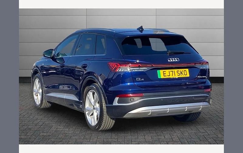 Used Audi Q4 e-tron S-Line 150 kW (204 HP) 2022 Blue SUV