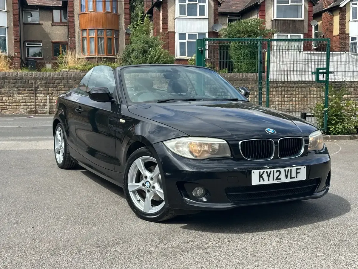 Used BMW 118 Cabriolet Sport Line 2012 Black Cabriolet