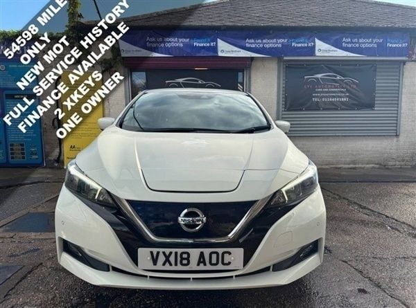 White Used 2018 Nissan Leaf Acenta Hatchback | £9,495 (Expensive) - Image 1/1