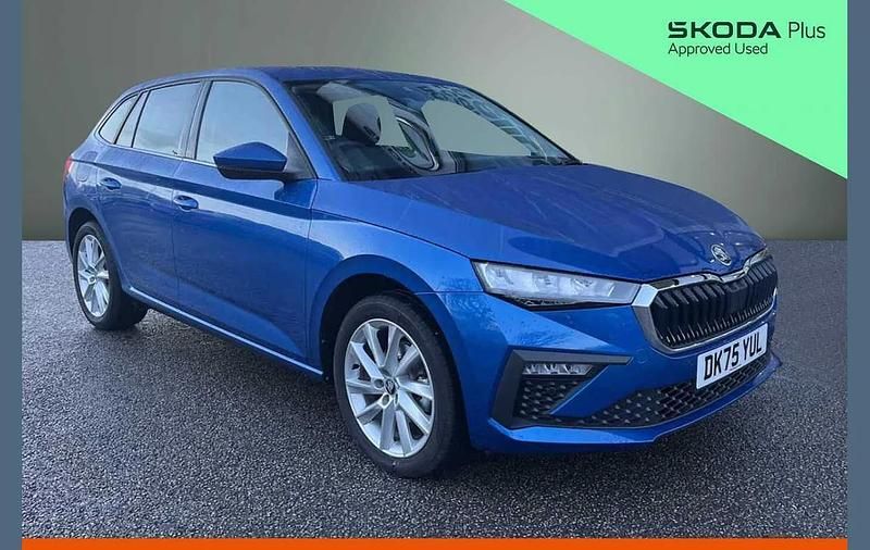 Race blue metallic Used 2025 Skoda Scala SE L Hatchback | £21,500 (Expensive) - Image 1/4