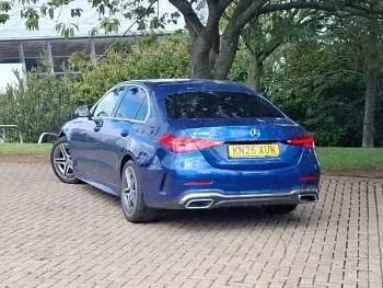 Used Mercedes C200 AMG line 204 HP (150 kW) 2025 Blue Sedan