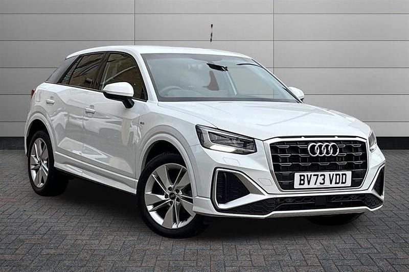 Glacier white Used 2023 Audi Q2 S-Line SUV | £25,250 (Fair price) - Image 1/4