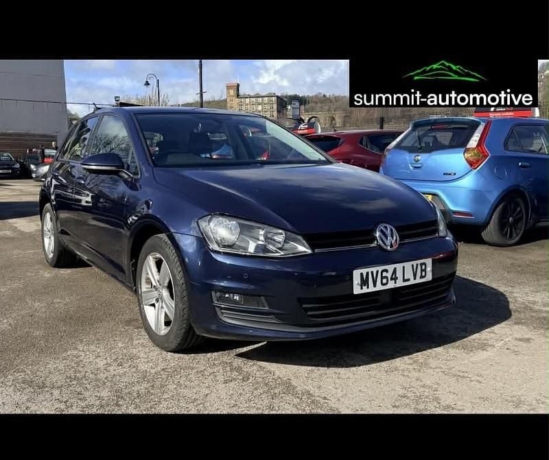 Used VW Golf VII Match 105 HP (77 kW) 2014 Blue Hatchback