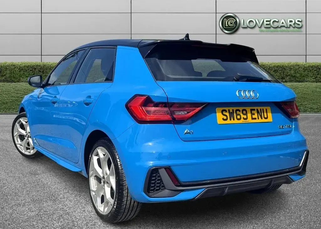 Used Audi A1 Sportback S-Line 150 HP (110 kW) 2019 Blue Hatchback