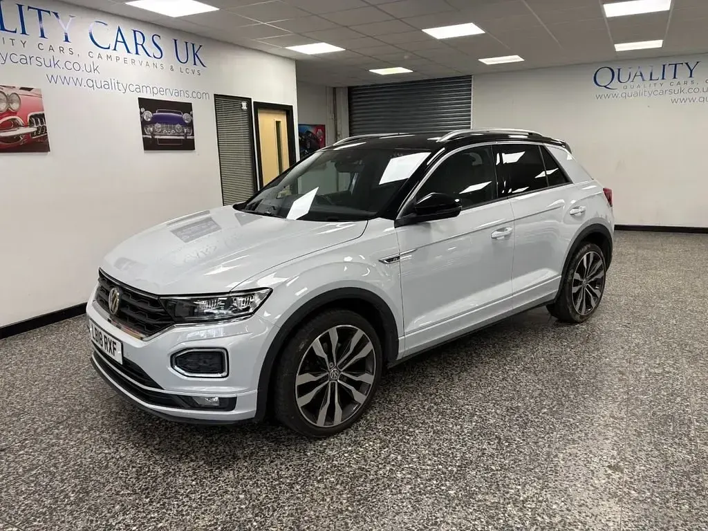 Usado VW T-Roc R-line 150 HP (110 kW) 2018 Prateado SUV