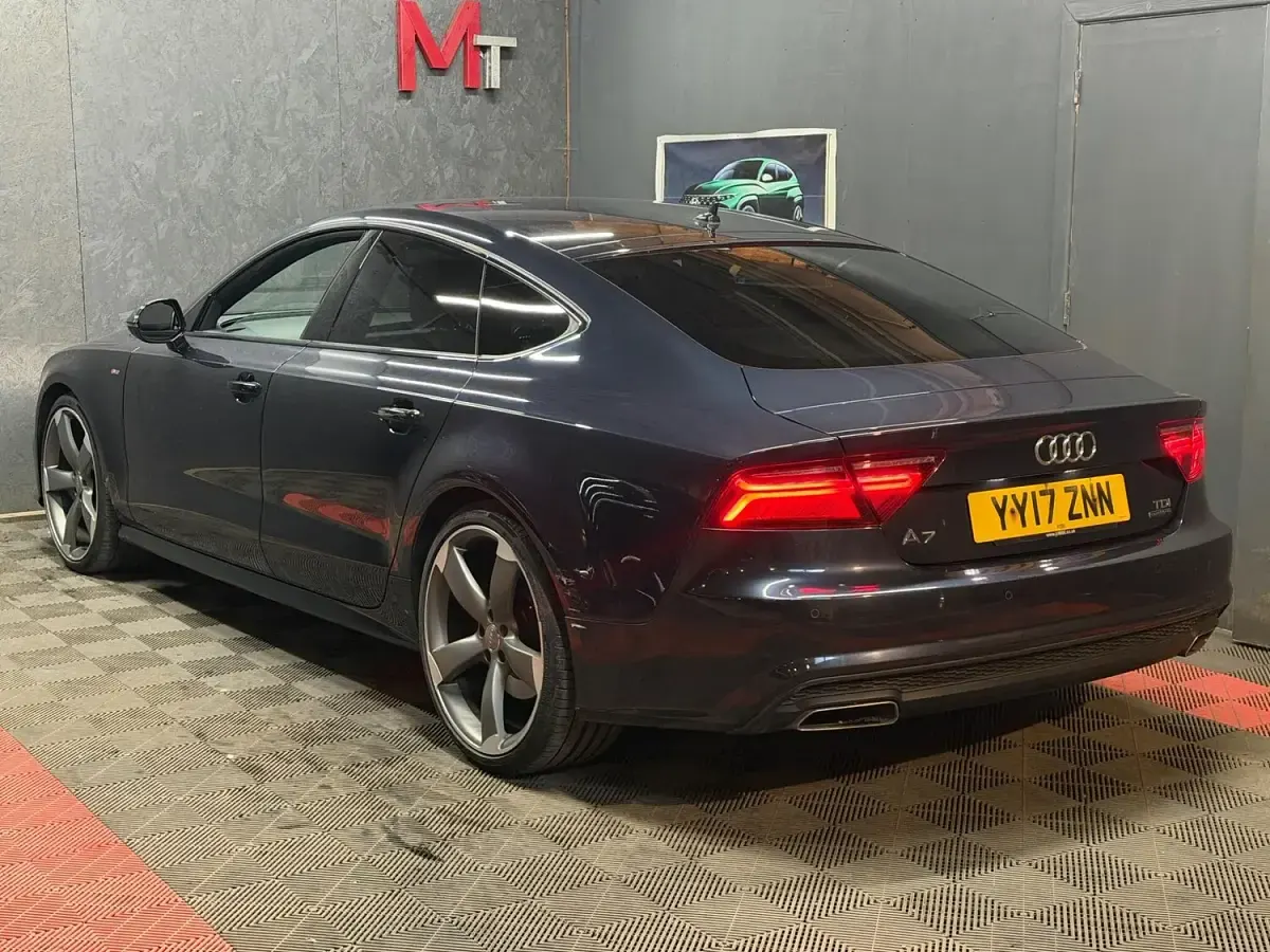 Used Audi A7 Sportback Black Edition 2017 Blue Hatchback