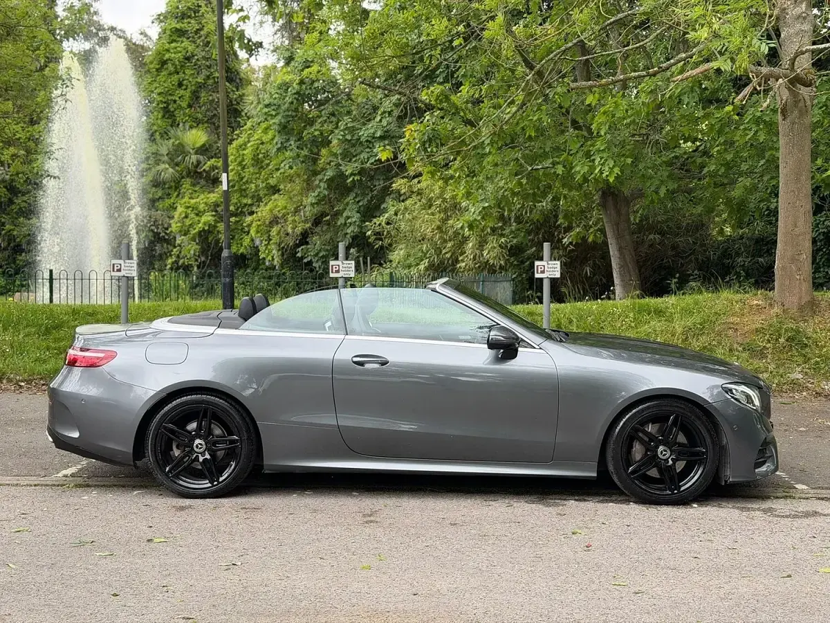 Used Mercedes E220 AMG line 2018 Grey Cabriolet
