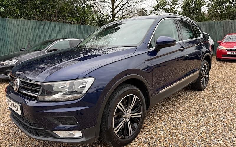 Used VW Tiguan SE 190 HP (139 kW) 2017 Blue SUV
