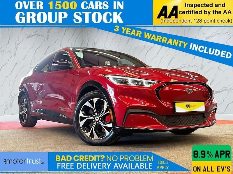 Used Ford Mustang Extended Range 351 HP (258 kW) 2021 Red Hatchback