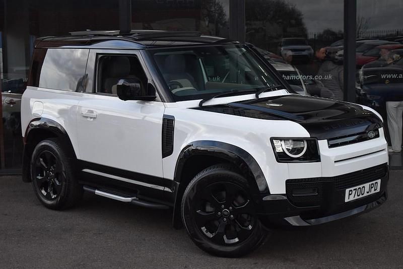 White Used 2021 Land Rover Defender Dynamic Estate | £47,990 (Good price) - Image 1/3