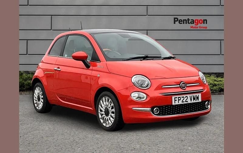 Used Fiat 500 Dolcevita 68 HP (50 kW) 2022 Orange Hatchback