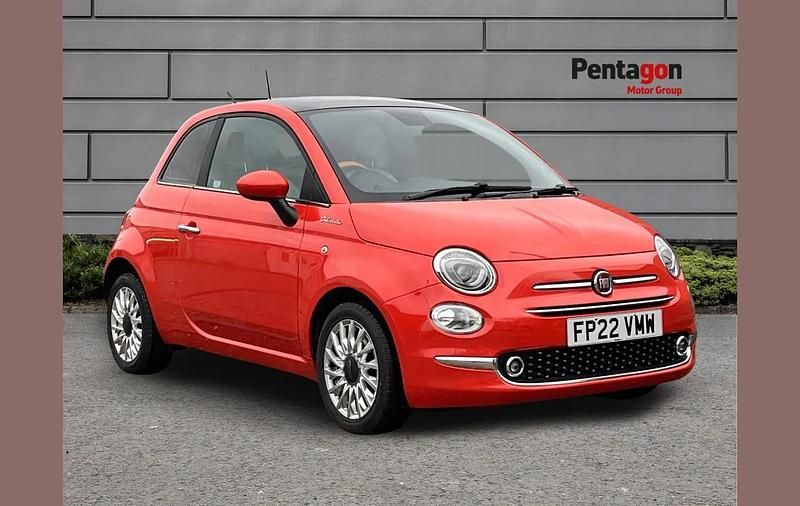 Used Fiat 500 Dolcevita 68 HP (50 kW) 2022 Orange Hatchback