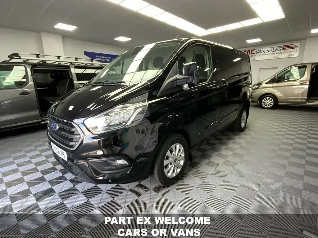Used Ford Transit Custom Limited 130 HP (95 kW) 2021 Black Van