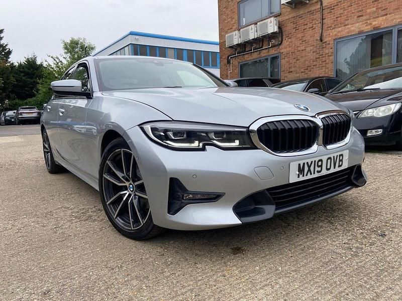 Silver Used 2019 BMW 320 Sport Line Sedan | £16,425 (Fair price) - Image 1/4