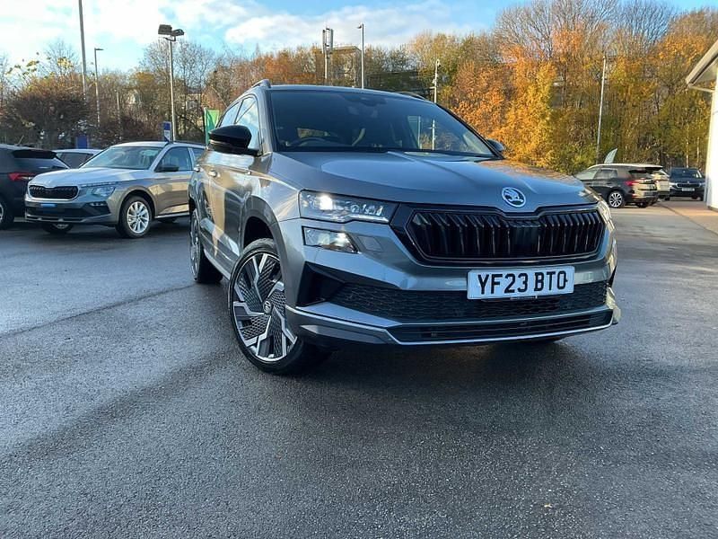 Grey Used 2023 Skoda Karoq SportLine SUV | £24,995 (Fair price) - Image 1/4