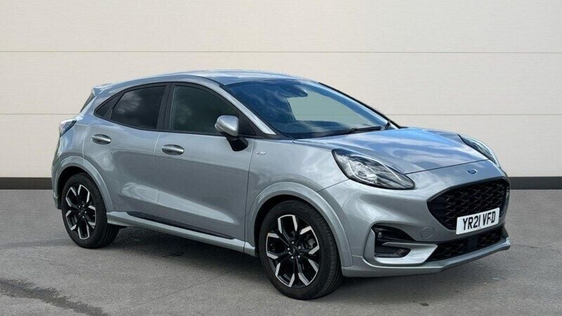 Silver Used 2021 Ford Puma ST-Line X Hatchback | £15,635 (Fair price) - Image 1/4