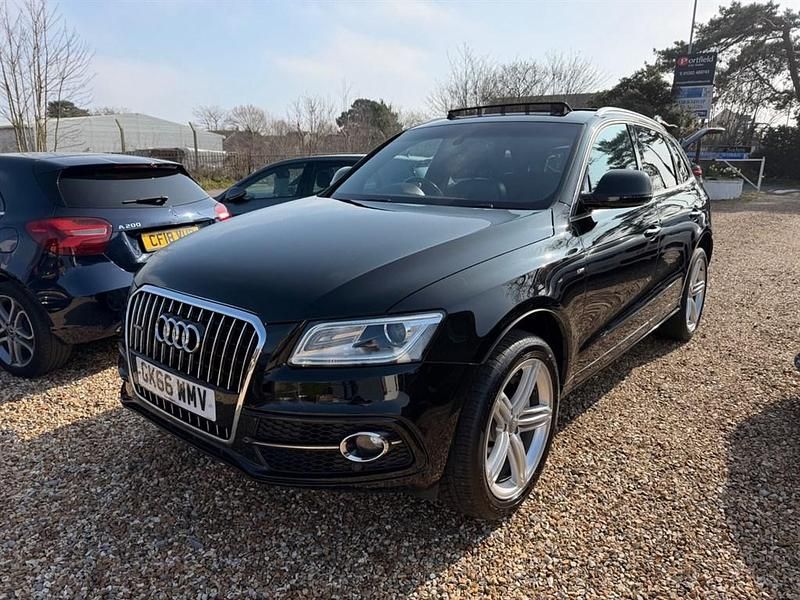 Used Audi Q5 S-line plus 258 HP (189 kW) 2016 Black with black leather trim SUV
