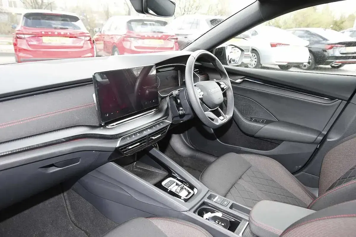 Used Skoda Octavia vRS 265 HP (194 kW) 2025 Black magic pearl effect Estate