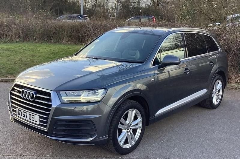 Grey Used 2017 Audi Q7 S-Line SUV | £19,400 (Super price) - Image 1/1