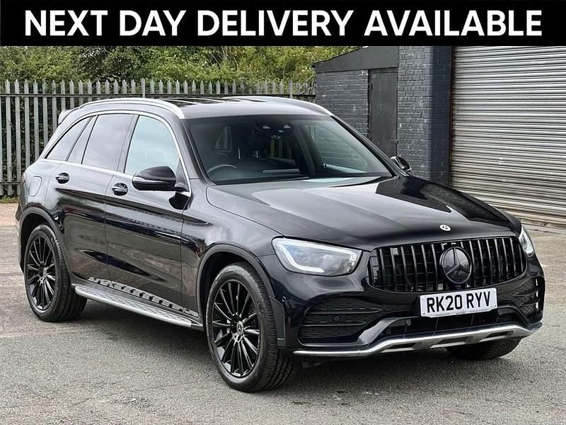 Black Used 2020 Mercedes GLC300 AMG Line Premium Estate | £29,995 (Fair price) - Image 1/3