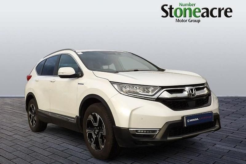 White Used 2020 Honda CR-V Hybrid SUV | £19,995 - Image 1/1