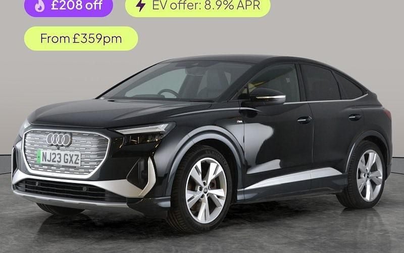 Used Audi Q4 Sportback e-tron S-Line 150 kW (204 HP) 2023 Black SUV