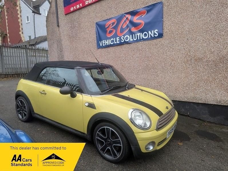Yellow Used 2009 Mini Cooper Cabriolet Cabriolet | £2,790 (Fair price) - Image 1/4