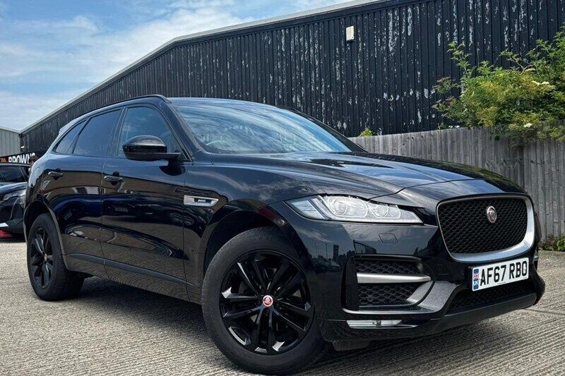 Black Used 2017 Jaguar F-Pace R-Sport SUV | £15,000 (Fair price) - Image 1/1