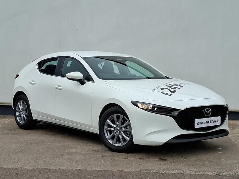White New 2025 Mazda 3 Prime-Line Hatchback | £20,998 (Fair price) - Image 1/4