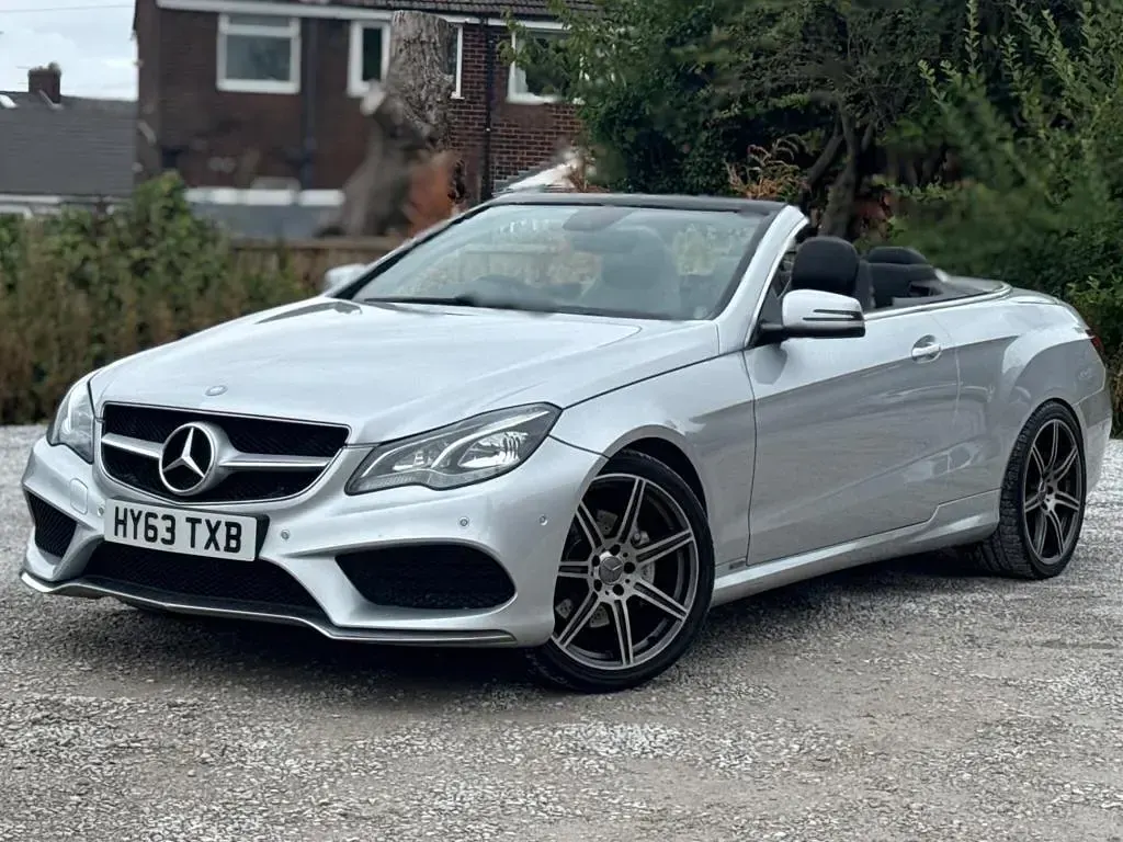 Used Mercedes E220 AMG 2013 Silver Cabriolet