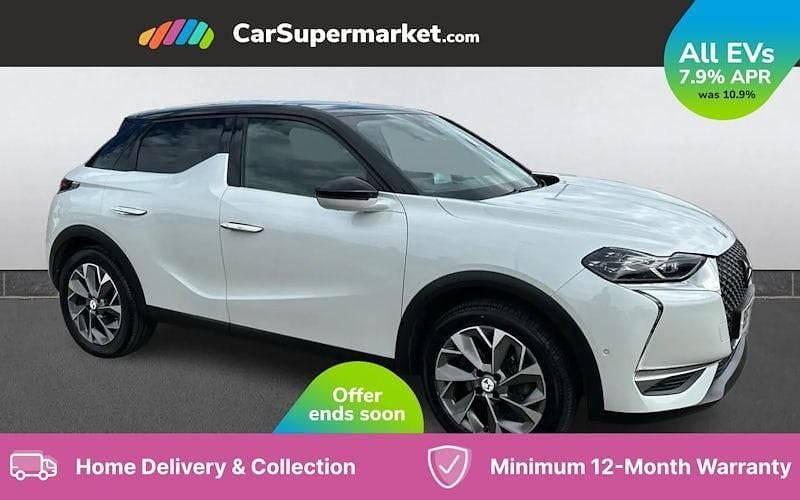 White Used 2021 DS Automobiles DS3 Crossback E-Tense Ultra Prestige SUV | £11,697 (Fair price) - Image 1/4