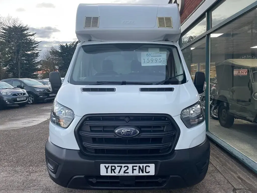 Used Ford Transit 130 HP (95 kW) 2022 White Cabriolet
