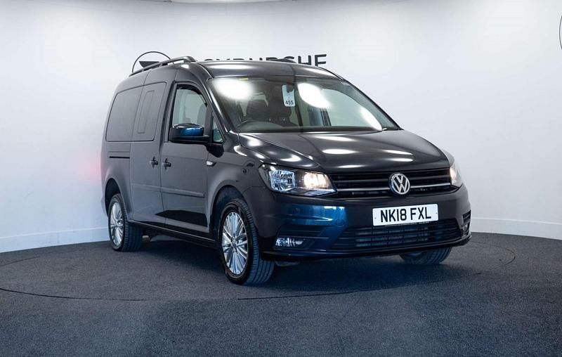Used VW Caddy Maxi Life Life 102 HP (75 kW) 2018 Blue MPV