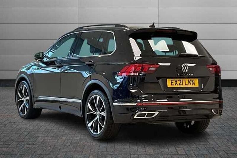 Used VW Tiguan R-line 150 HP (110 kW) 2021 Black SUV