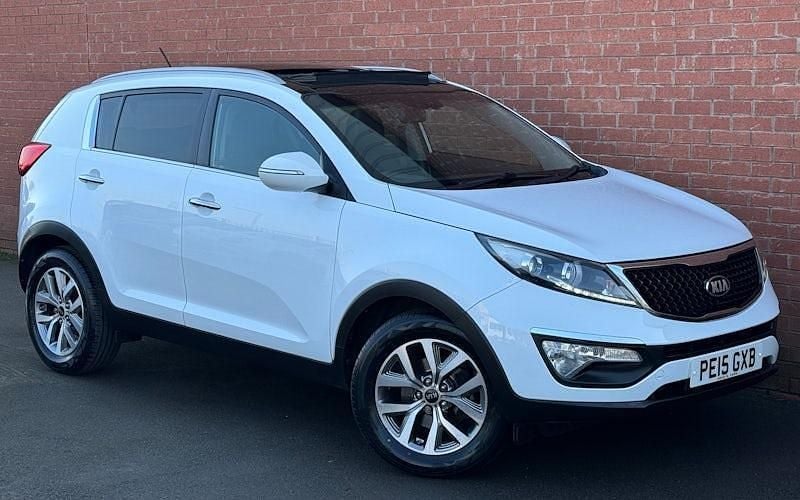 Used Kia Sportage 116 HP (85 kW) 2015 White SUV