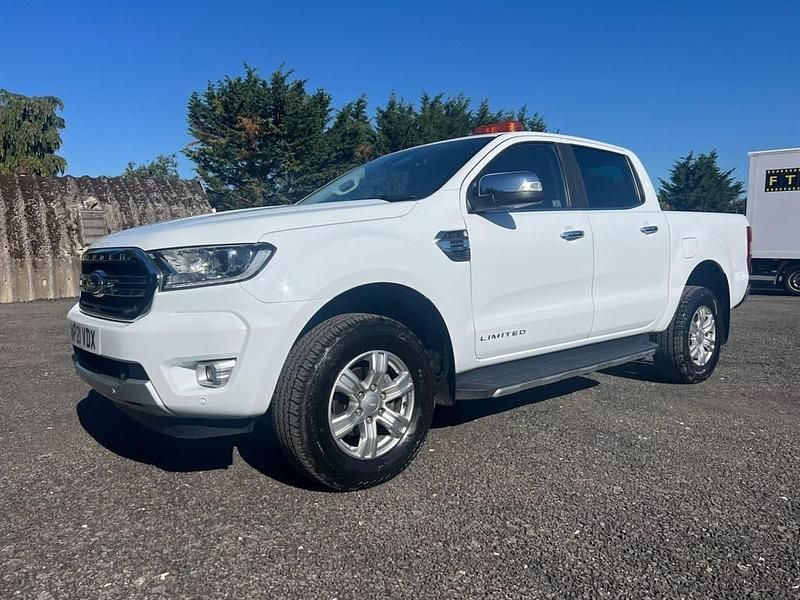 White Used 2021 Ford Ranger Limited Pickup | £12,450 - Image 1/4
